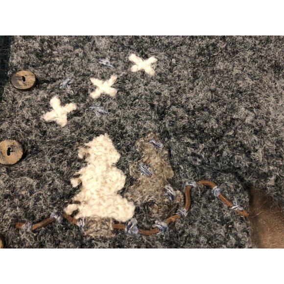 Giesswein Wool alpaca Austria Kids cardigan small - Picture 10 of 15